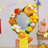 Mirall de tocador de bricolatge